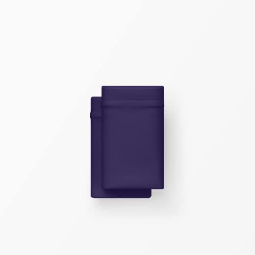 Purple SoftStretch Pillowcase Set, Standard Size, Bamboo Blend, Moisture-Wicking, Silky Smooth, Deep Purple, Fits Most Pillows