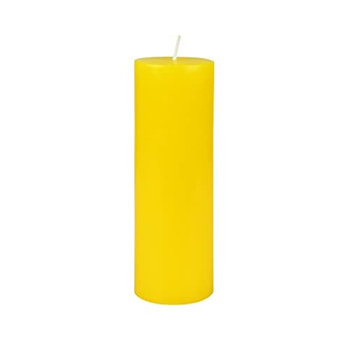 Zest Candle Pillar Candle, 2 by 6-Inch, Yellow