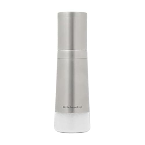 KitchenAid Stainless Steel Filled Salt Grinder, 8 Inch