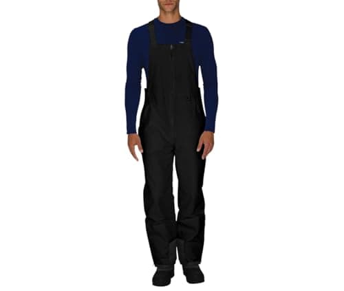 Arctix Men's Essential Insulated Bib Overalls, Black, XX-Large/28" Inseam