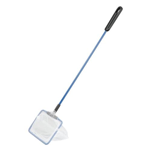 AQUANEAT Aquarium Fish Net, 3 inch Small Fish Tank Cleaning Net, Food Wastes Skimmer for Small Ponds and Pools