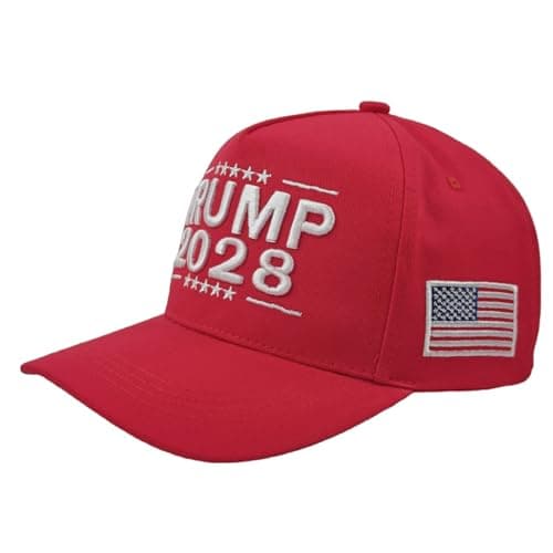 45 47 Trump 2028 Hat, Adjustable Golf Baseball Cap, Embroidered Trucker Hat for Women & Men