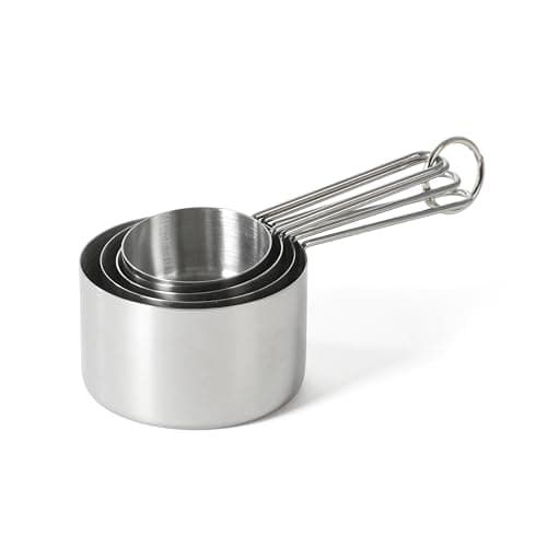 Best Measuring Cups #3 from Martha Stewart Martha Stewart Richburn 4-Piece Stainless Steel Measuring Cups Set – Durable and Accurate Kitchen Measuring Tools for Baking and Cooking