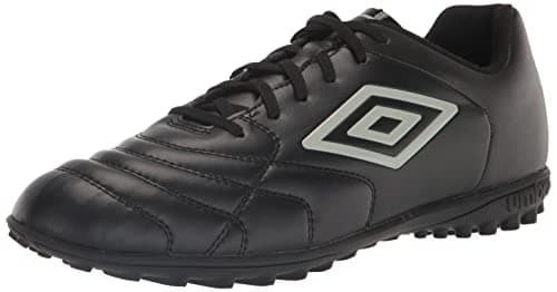 Umbro Men's Classico XI TF Soccer Turf Shoe, Black/Gray, 10.5