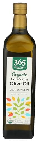 365 by Whole Foods Market, Organic Extra Virgin Mediterranean Olive Oil, 33.8 Fl Oz