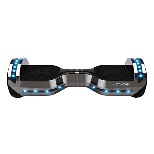 Hover-1 Chrome 2.0 Self Balancing Scooter – 6MPH Top Speed, 7 Mile Range, 4.5HR Full-Charge, Built-In Bluetooth Speaker, Rider Modes: Beginner to Expert