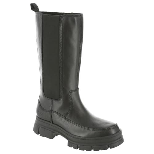 UGG Women's Ashton High Chelsea Boot, Black, 8.5
