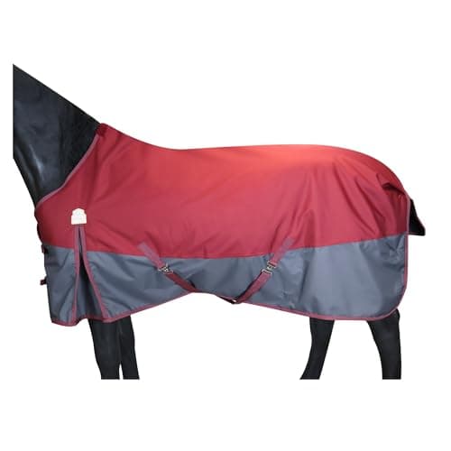 BARN & STABLE 600Denier 3000mm/3000mvp Super Waterproof & Breathable Horse Blankets for Winter with 200g Fill