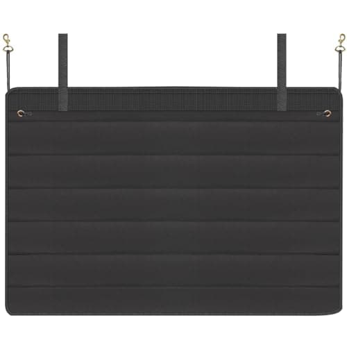 VkkArter Large 38"x25" Rear Bumper Guard for Cars, Foldable Trunk Mat Protector - Universal Scratch Protection for SUV, Truck, Van During Loading and Unloading & Dog Entry