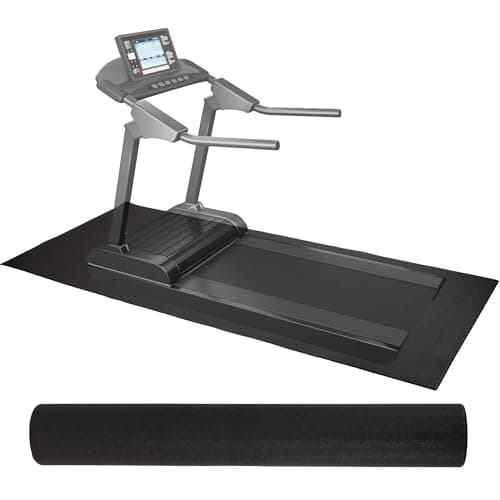 Elevon 2.5 x 5 Feet 1/4 Inch Thick High Density Easy Maintenance Gym Equipment Mat for Floor Protection from Heavy Gym Equipment, Black