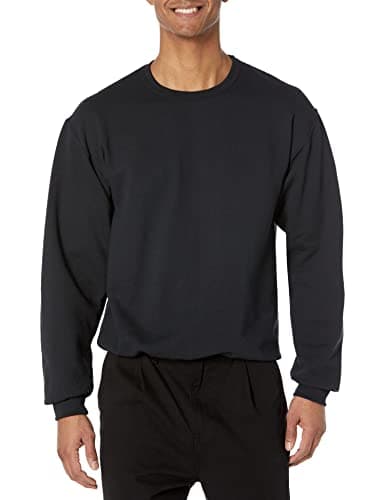 Jerzees -Men's NuBlend Fleece -Sweatshirts & Hoodies, Sweatshirt-Black, Large