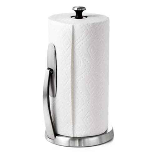 OXO Good Grips SimplyTear Paper Towel Holder - Stainless Steel (Silver & Black)