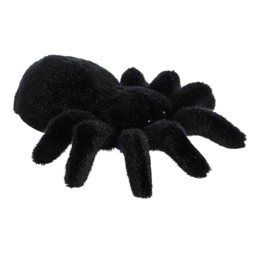 Aurora® Adorable Mini Flopsie™ Tod Tarantula™ Stuffed Animal - Mini Companions Ready for Playful Adventures - for Kids All Ages, Toddlers, Adults, and Families - Black 8 Inches