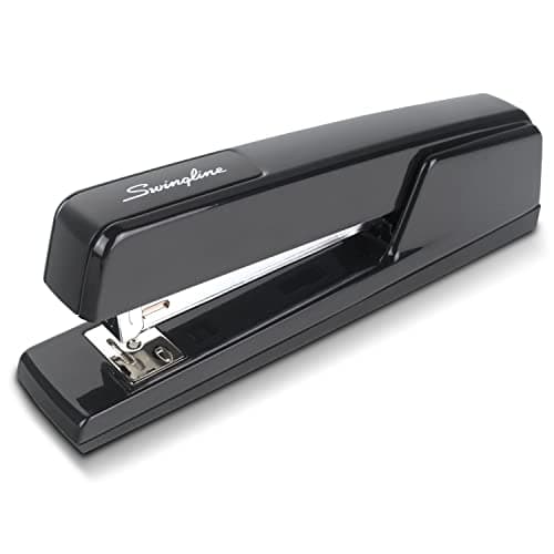 Swingline Stapler, 30 Sheet Capacity, 747 Classic Stapler, Jam Free, Metal, Black (74701)