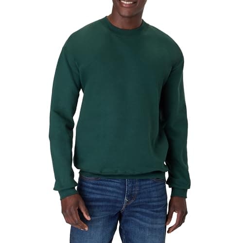 Hanes Men's Ultimate Cotton Heavyweight, Deep Forest, X-Large