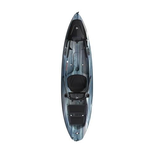 Pelican Seek 100XP - Sit on top Fishing Angler Kayak - Forest Mist - Twin-Arched Multi-Chine Hull - Lightweight - 10 ft