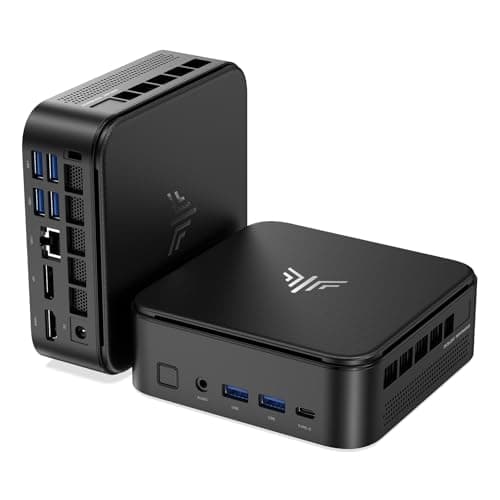 KAMRUI Mini PC Windows 11 Pro, AMD Ryzen 7 5825U, 16GB DDR4 512GB M.2 SSD Mini Computer, Mini Gaming PC with USB Type-C, Desktop Computer Supports Triple 4K Display, WiFi 6, BT 5.2