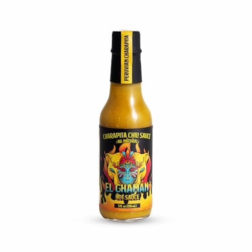 El Chamán Hot Sauce – Charapita Chili Sauce | Rare Peruvian Hot Sauce with Cocona Fruit, Vegan, Gluten-Free, Kosher | 5 fl oz (150ml)