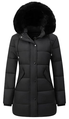 GOLDLADY Women's Warm Winter Coat Waterproof Long Puffer Jacket Thickened Down Jacket