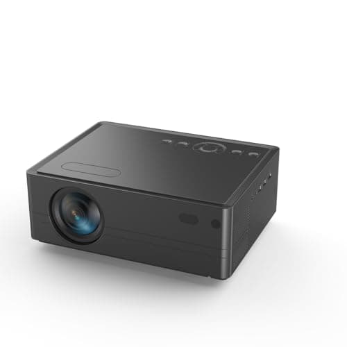 Projector 【Buit-in Andriod Smat TV System】 wif WiFi and Bluetooth, 1080P Full HD Portable Projector, Movie Projector Compatible wif TV Stick