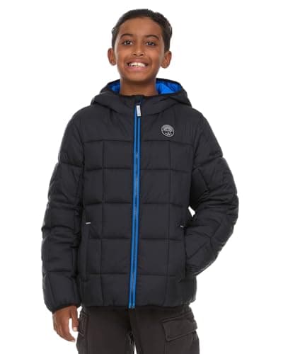 Gerry Packable Puffer Jackets for Girls and Boys, Hooded Girls and Boys Winter Coat