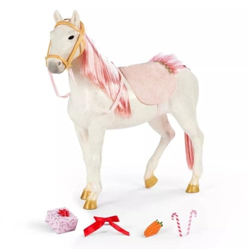 Glisten Limited-Edition Holiday Horse & Accessories Set for 18" Dolls