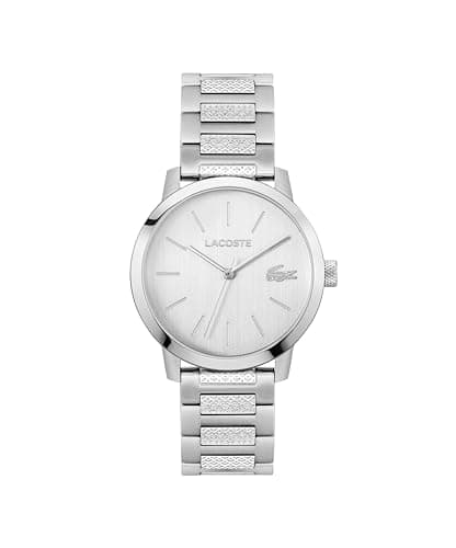 Lacoste.12.12 Metropole Men's 3H Quartz Watch, Stainless Steel Bracelet - Classic, Stylish Timepice - Gift for Him, 39mm