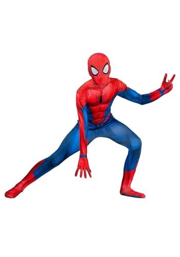 Marvel Kid's Classic Spider-Man Zentai Costume Suit Medium