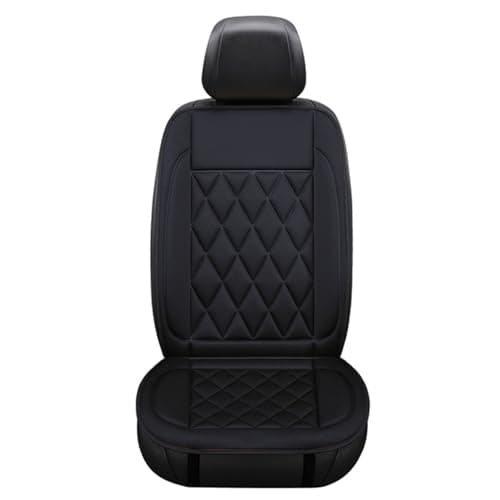 Car Seat Cushion Winter, Waterproof Faux Leather Seat Cover for Cars, Full Back and Seat Cushion for Driver or Passenger, Universal Fit Most Cars