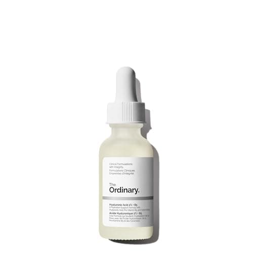 The Ordinary Hyaluronic Acid 2% + B5 (with Ceramides), Multi-Depth Hydration Serum for Plumper, Smoother Skin, 1 Fl Oz