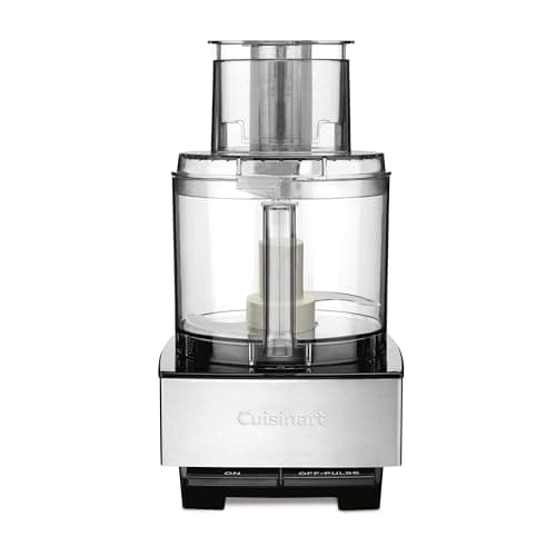 Cuisinart Food Processor, 14-Cup Vegetable Food Chopper for Mincing, Dicing, Shredding, Puree & Kneading Dough, 720-Watt Motor, Stainless Steel, DFP-14BCNY