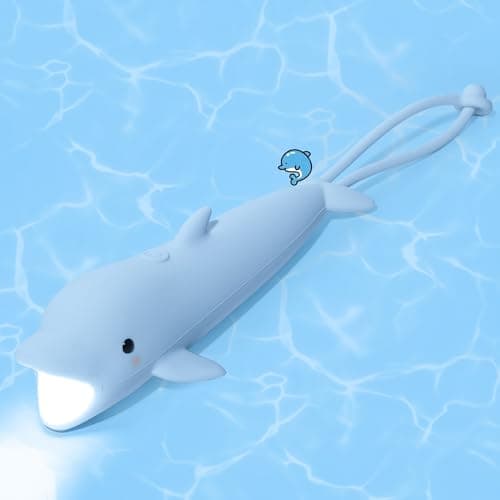 CoolGift Mart Kids Silicone Flashlight, Dimmable Flashlight for Toddlers Kids Boys Girls, Rechargeable Hanging Night Light for Camping, Night Walks and Home Use, Fun Animal Themed Portable Torch