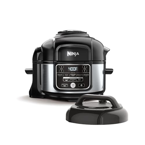 Ninja Foodi 10-in-1 Pressure Cooker & Air Fryer, 5 Quart - Stainless Steel Multi-Cooker with Precise Heating - Perfect Holiday Gift & Healthy Fast Cooking (FD 101)