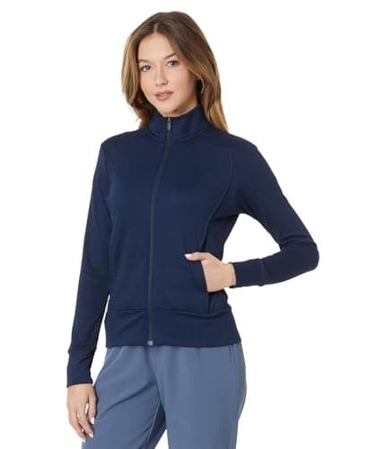 adidas Women's Ultimate365 Textured Jacket, Collegiate Navy, Medium