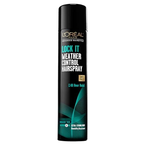 L'Oréal Paris Advanced Hairstyle LOCK IT Weather Control Hairspray, 8.25 oz. (Packaging May Vary)