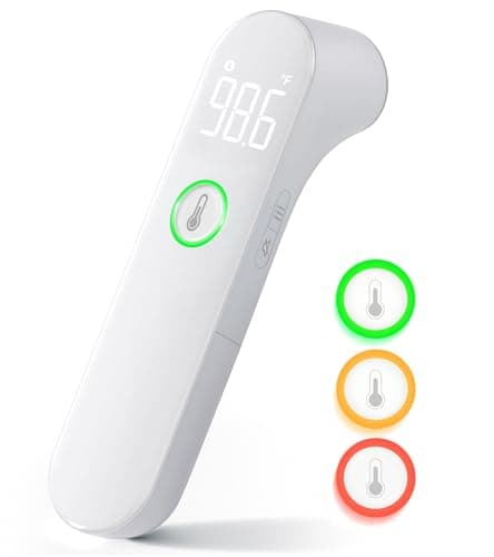 Thermometer for Adults and Kids, Fast Accurate Baby Thermometer, FSA HSA Eligible, Fever Alarm & Mute Mode, Baby Essentials - Lifetime Support