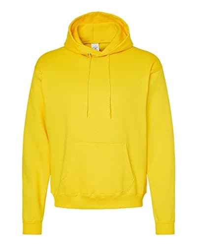 Hanes Mens Ecosmart Hooded Sweatshirt, 2XL, Athletic Yellow
