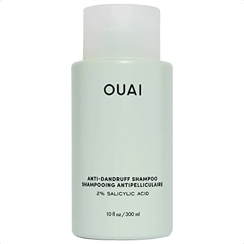 OUAI Anti Dandruff Shampoo - Soothing Salicylic Acid Shampoo for Flaky, Dry and Itchy Scalp - Reduces Itching, Redness and Irritation - Sulfate Free Scalp Care (10 Fl Oz)