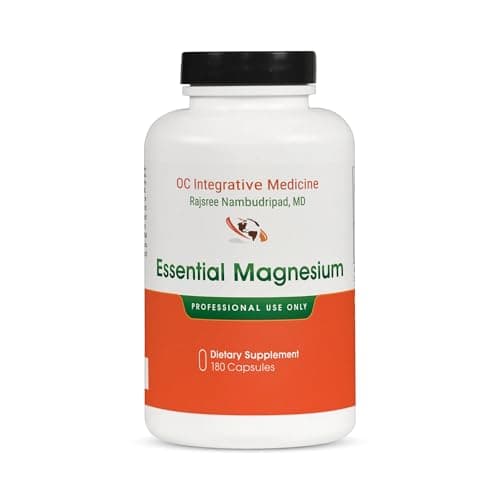 Essential Magnesium by Dr. Rajsree | Supports Restful Sleep, Muscle Relaxation & Healthy Bowel Regulation | Contains 3 Forms of Highly Absorbable Magnesium | 180 Capsules