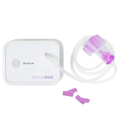 Dr. Noze Best - NozeBot | Electric Baby Nasal Aspirator | Hospital Grade Suction | Nose Sucker and Nasal Vacuum | Safe for Infants and Toddlers (Mild to Severe Congestion - The Original NozeBot)