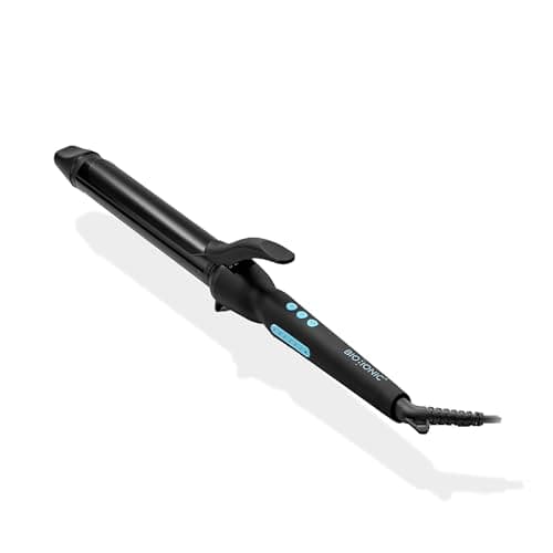 Bio Ionic Long Barrel Styler, 1" Curling Iron with Moisture Heat Technology & NanoIonic MX, 2" Longer Barrel Hair Curler, Versatile Curling Wand