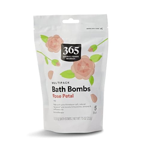 365 by Whole Foods Market, Bath Soak, Rose Petal with Himalayan Salt, 5 Count
