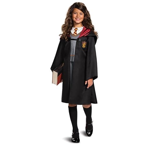 Disguise Hermione Granger Costume, Official Harry Potter Wizarding World Outfit for Kids, Classic Child Size Medium (7-8)