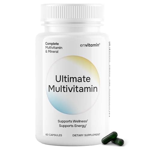 envitamin Ultimate Multivitamin Multimineral and Superfood with 42 Fruit and Vegetable Blend, 60 Count