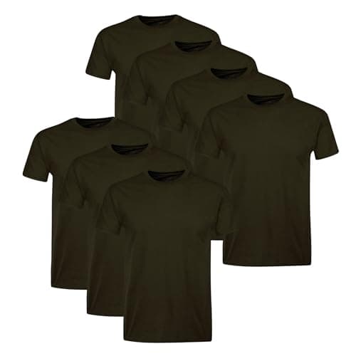 Hanes Men Hanes Men's Cotton Undershirt, Moisture-Wicking Crew Tee Undershirts, Multi-Packs Available