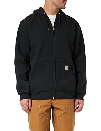 Best Carhartt Jackets for Men #8 from Carhartt Carhartt Mens Loose Fit Midweight Full-Zip Sweatshirt Fashion Hoodies, Black, XX-Large US