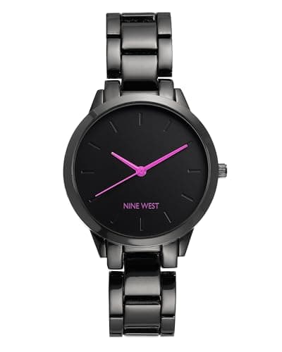 Nine West Women's Gunmetal Bracelet Watch, NW/2435PRGY