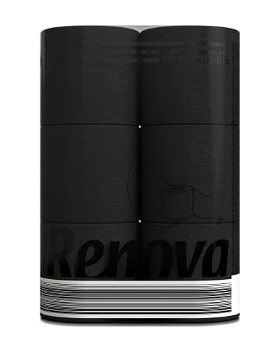 Renova Black Label Toilet Paper Black