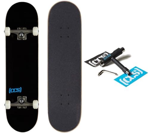 [CCS] Logo Skateboard Complete Black 8.00"