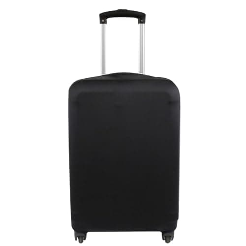 Explore Land Travel Luggage Cover Suitcase Protector Fits 18-22 Inch Case (Black, S)